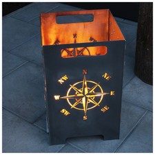 Bidone fuoco braciere cestello