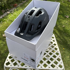 POC Axion Casco Bici Uranio Nero Opaco Piccolo 51-54 NUOVO