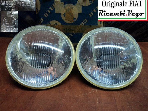 Coppia faro anteriore fiat - faro, 124