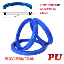 Guarnizione Asta/Pistone UN/UHS/UNS PU U-cup Guarnizione Ram Idraulica 6,3mm-105mm Dia Interna