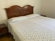 Copriletto matrimoniale, fatto a mano all'uncinetto 100%  filo di Scozia  