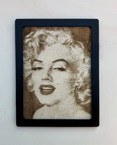 Quadro laser design legno
