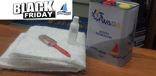 Kit vetroresina poliestere - vetroresina,