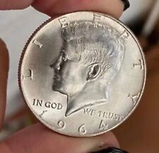 STATI UNITI 1/2 DOLLARO 1964 KENNEDY MOLTO RARO ARGENTO SILVER FIOR DI CONIO BU
