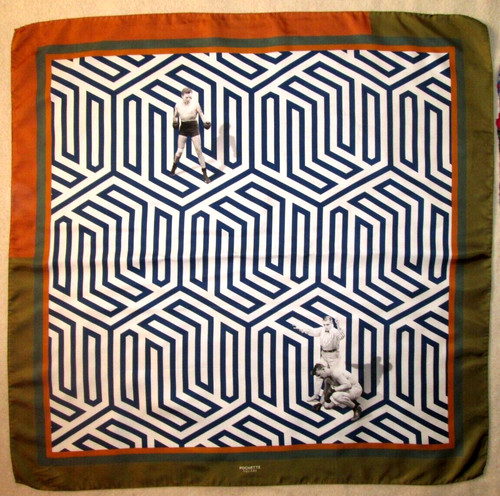Pochette square foulard soie - ,