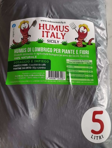 Humus lombrico - humus, di
