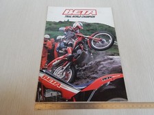 BROCHURE ORIGINALE 1987 BETA TRIAL SERIE TR 34 260 240 125 50 DEPLIANT PROSPEKT