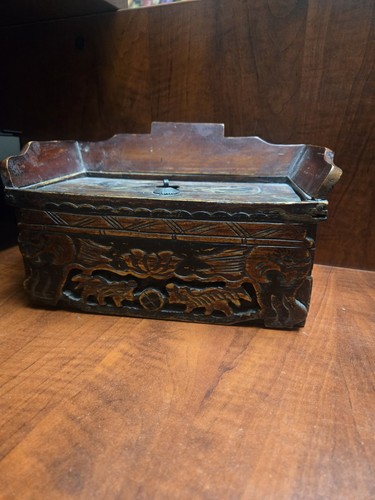 Antica scatola portaoggetti - , in