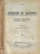Esercizi di algebra Vol. III