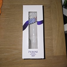 2 X Peroni Nastro Azzurro 0.0% Half 1/2 Pint Glasses Brand NEW Boxed Formula One