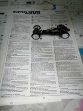  FOGLI ISTRUZIONI MONTAGGIO KIT SUPER ASTUTE   RC 1/10 TAMIYA