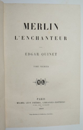 Mago merlino ediz 1860 - mago,