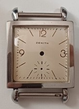 Cassa/quadrante ZENITH Vintage mai usata, Nuova anni 40' quadrata