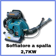 Soffiatore a scoppio a spalla per foglie motore 2 tempi 2,7KW mod. BW630