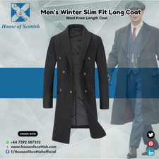 CAPPOTTO LUNGO ISPIRATO THOMAS SHELBY PEAKY BLINDERS | SOPRABITO LANA SU MISURA