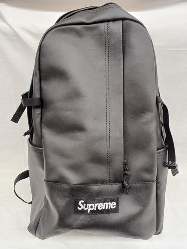 Zaino supreme logo pelle - supreme,