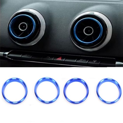 Blu alu lüftungsringe - 4x, alu-lüftungsringe