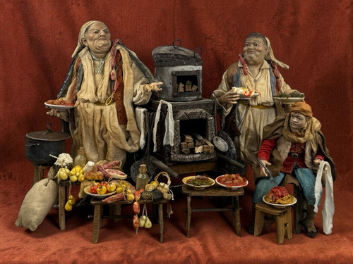 Scena oste presepe - cm,