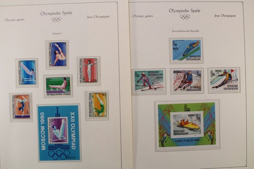 Olimpiadi 1980 collezione - olimpiadi, 1980,