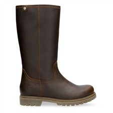 Stivali invernali alti impermeabili Panama Jack donna Bambina B82 marrone castagno