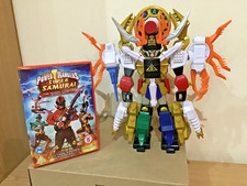 Power Rangers Deluxe Samurai Gigazord Megazord 100% completo in ottime condizioni + DVD nuovo con scatola
