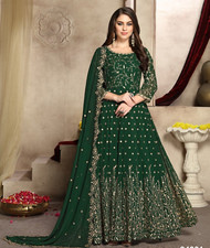 Abito Da Sposa Anarkali Etno Designer Bollywood Indiano Pakistano