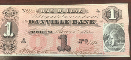 Banconota dollaro 1862 - banconota,