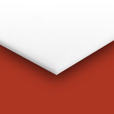 Teflon - Piatto in lamiera di plastica vergine Ptfe .031" - 1/32" x 24" x 48" 