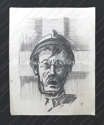 Disegno ww1 ritratto - disegno, soldato