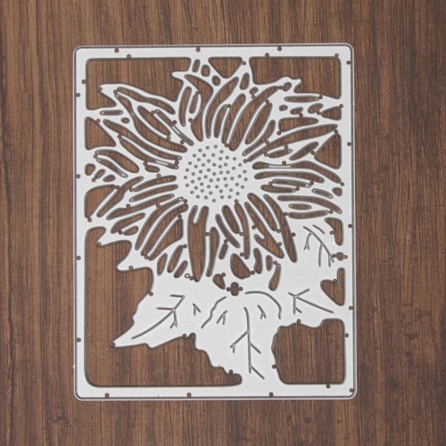Girasole con foglie - foglie, sfondo