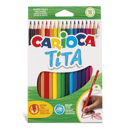 Carioca tita matite - matite, colorate