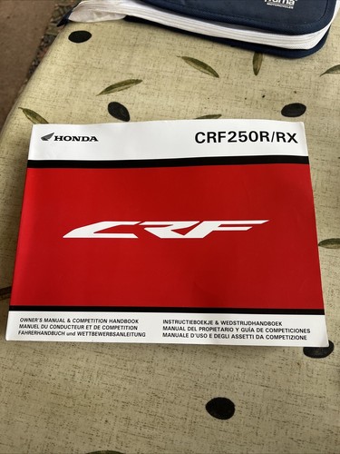 Honda crf250 manuale - honda, rx