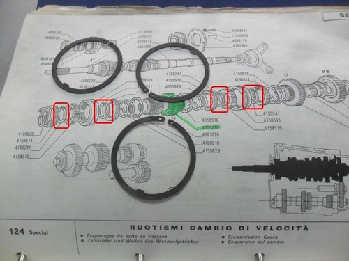 Anello sicurezza cambio fiat - anello,