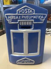 SALVADANAIO CASSETTA LETTERE POSTE ITALIANE POSTA AEREA E PNEUMATICA