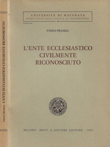 Ente ecclesistico civilmente - ecclesistico,
