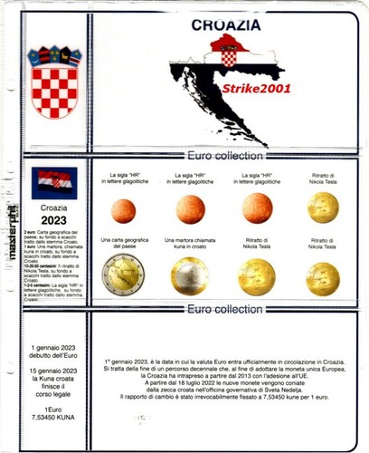 Kit foglio croazia 2023 - foglio,