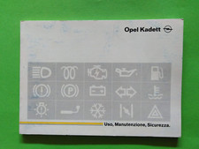 OPEL KADETT   LIBRETTO USO MANUTENZIONE ORIGINALE  ITALIANO  03.1990    (477)