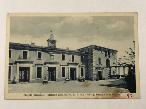 1934 cingoli macerata - macerata,, albergo