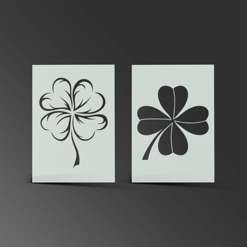 Trifoglio stencil - trifoglio,