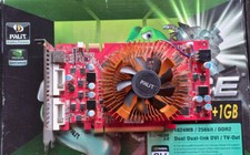 PALIT GeForce 9600 GT 1 GB DDR2 PCI-E SCHEDA GRAFICA 2 DVI TV-OUT CON SCATOLA