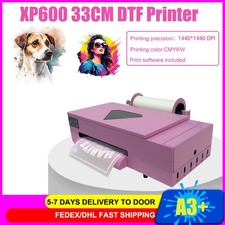 Stampante A3+ 33cm XP600 DTF diretta su pellicola stampante per magliette DTG trasferimento di calore