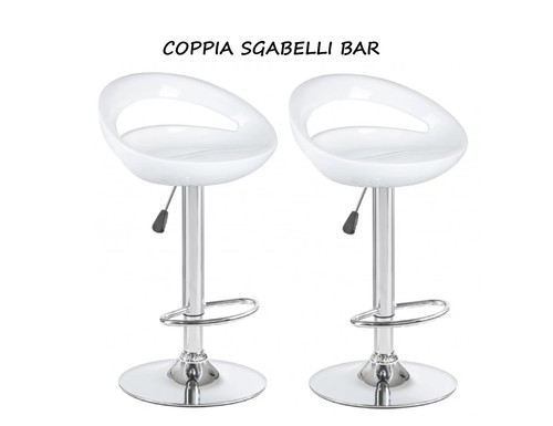 Coppia sgabelli bar abs - coppia,