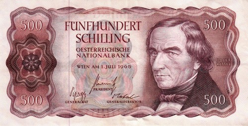 Austria p139a 500 - austria,