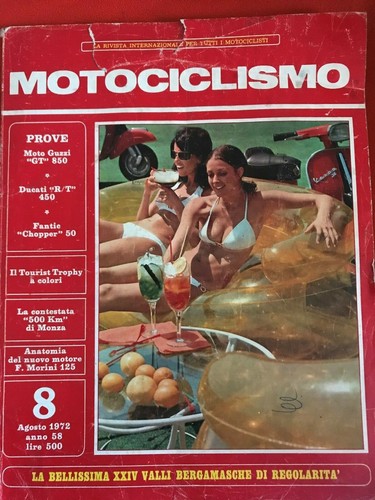 Motociclismo agosto 1972 - motociclismo,