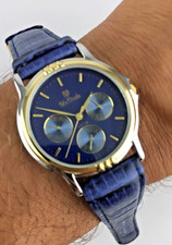 Orologio Mx Onda Multifunzione Quarzo Movimento VX3J Blu Unisex 34mm Analogico