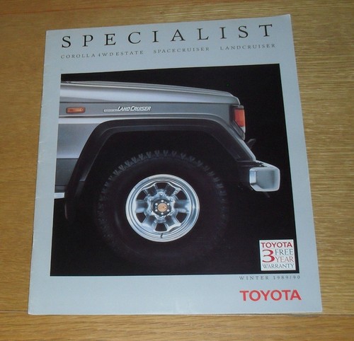 Toyota specialist brochure - toyota,