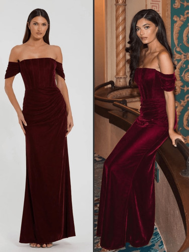 Mac duggal abito bustier - duggal,