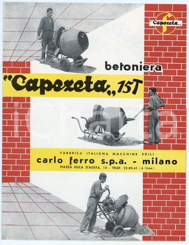 1960 milano macchine edili - macchine,