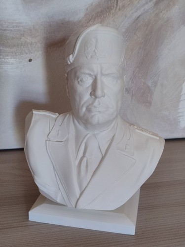 Busto benito mussolini - di,