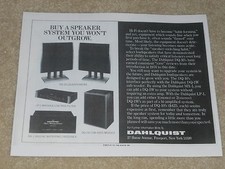 Dahlquist DQ-10, LP-1, DQ-1W, MX-1, Pubblicità, 1976, 1 pagina, articolo